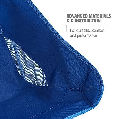 Helinox Chair Two Ultralight, High-Back, Collapsible Camping Chair, Blue Block, with Pockets - color: Blue Block