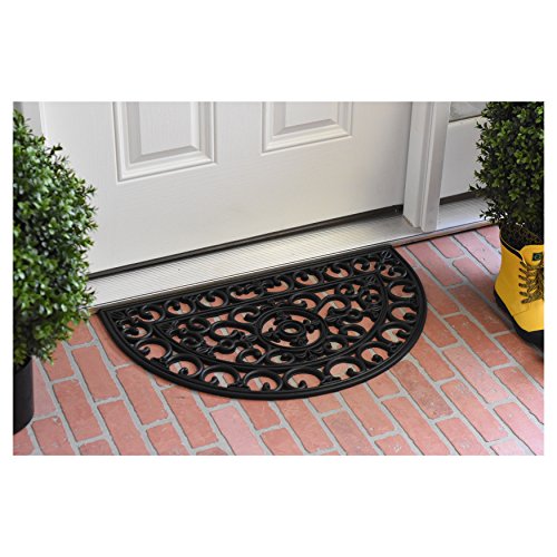 Calloway Mills 103711830 Aristotle Rubber Doormat 18" x 30" - color: Aristotle, size: 1'6" x 2'6" (Rectangular)