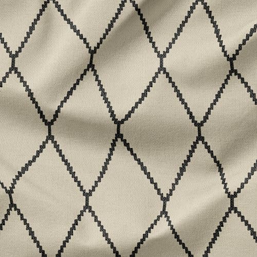 Arden Foam Outdoor Round Back Seat Cushion Kit, 20 x 19, Made with ProFoam, Rain-Proof, Fade Resistant, Tan Diamond Trellis - color: Tan Diamond Trellis, style: 20 x 19 Foam Rounded Back Seat Cushion