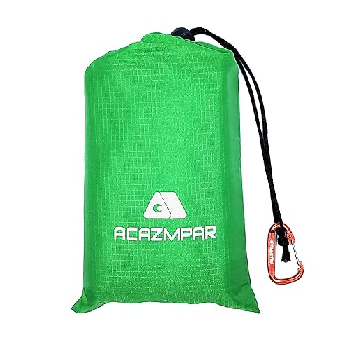 Waterproof Camping Tent Tarp, Ultralight Tent Footprint, Ground Tent Floor Saver for Camping Hiking (Green-79 x55) - color: Green-79"x55"