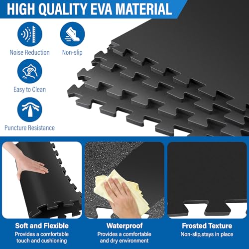 1/4" Extra Thick Hot Tub Mat,85IN Large Hot Tub Mat for Inflatable Tub,Hot Tub Pad Foundation,Eva Foam Padding for Indoor Outdoor,Inflatable Hot Tub Accessories - size: Square-1/4"