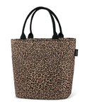 Aosbos Lunch Tote Bag, Insulated Lunch Box for Women, Leakproof Lunch Cooler Purse for Work, Deep Amber Leopard - color: Amber Leopard