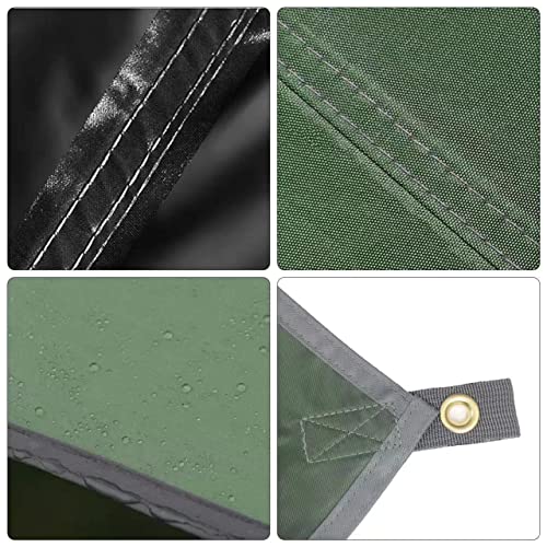 Wind Tour Portable Multifunctional Outdoor Camping Traveling Awning Backpacking Tarp Sunshade Lightweight UV Protection and PU 3000mm Waterproof Rain Fly Tarp Shelter (177×236 inches) - size: 177×236 inches