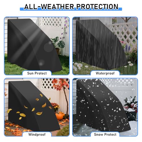 2-Pcs Zero Gravity Chair Cover,Waterproof Folding Lawn Lounge Chairs Covers,Outdoor Relaxing Chair Protection,Dustproof Most Folding Recliners Shield