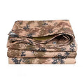Waterproof Tarp CamouflageThickening Multi-Size Sun Shade Sail Customized Tarpaulin Sunrays Block Awning for Patio Canopy Rain Cover Canvas Sunshade Camp Outdoor Gardens Canopy (9.5ft*9.5ft) - size: 9.5ft*9.5ft