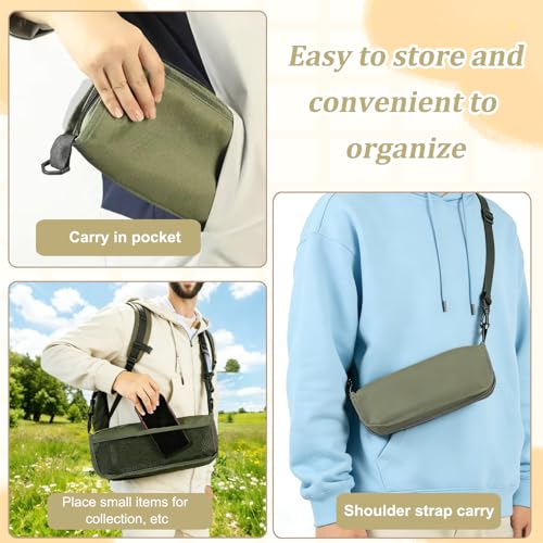 Collapsible Stool Folding Stool for Adults, Foldable Backpack Stool Portable Chair Heavy Duty Compact Travel Camping Stool with Storage Pocket, Portable Folding Seat for Fishing Hiking (Green, S) - color: Green, size: Small