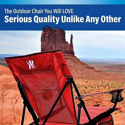 Kijaro Dual Lock Portable Camping Chairs - Versatile Folding Chair, Sports Chair, Outdoor Chair & Lawn Chair - Dual Lock Feature Red Rock Canyon - color: Red Rock Canyon