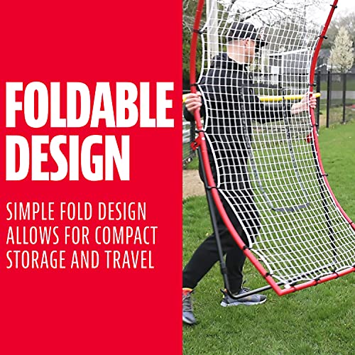 Franklin Sports Baseball Rebounders + Pitchback Nest - Pitch Return Trainer + Rebound Net with Attachable Pitching Target- All Angle Fielding Rebound Net for Grounders + Pop Flies - style: 68 x 48 inch