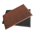 Rubber-Cal 03_122_WBK "1/2-inch Dura Chef" Anti-Slip Rubber Kitchen Mat, 1/2" x 36" x 60", Black