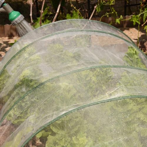6.5x50Ft Mosquito Bug Insect Bird Fine Mesh Net Barrier Hunting Blind Garden Screen Netting for Protect Your Plant Fruits Flower - size: 6.5Ft x 50Ft