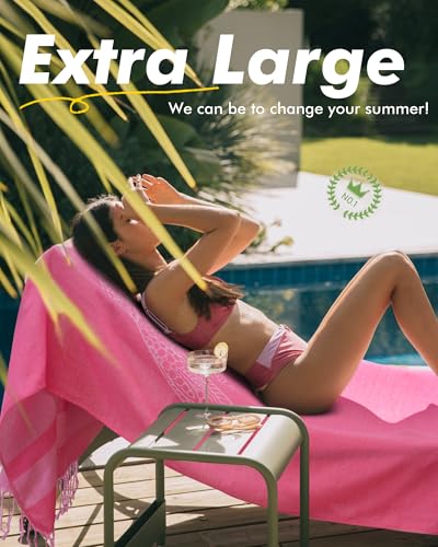 Genovega 6 Packs Oversized Turkish Beach Towel 74"x38" Thin Quick Dry Sand Free Pool Swim Towels Large XL Adult Clearance Blanket Travel Vacation Accessories Essentials Mulite Shark Turtle - color: Shark Turtle Flamingo Coconut Tree Pineapple Lobster