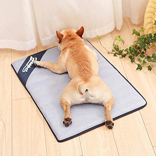 Babypet Pet Dogs Self Cooling Pad, Washable Breathable Comfortable Summer Pet Kennel Sofa Mat Chillz Blanket for Dogs Cats (S) - size: S
