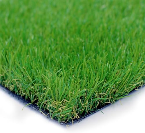 Petgrow Artificial Grass Turf 12FTX30FT- Realistic & Thick Synthetic Fake Grass Mat for Outdoor Garden Landscape Pet Dog Grass Rug Faux Turf … - size: 12FTX30FT(360 Square FT)