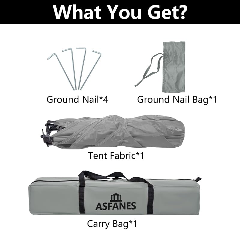 ASFANES Outdoor Pet Automatic Camping Tent, Pop up Cave Bed for Indoor Cats and Small Dogs, Portable Cat House Dog House, Grey. (No Ventilation mesh, Door Must be Left Open for use) - style: Grey