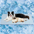 Cooling Dog Mat Q-Max>0.5 - Rapid Cooling Tech, Thin Breathable Crate Pad, Portable Washable Summer Mat, Chill Soothing Fabric - 47"x29" Extra Large Dog, Blue - color: Blue, size: 47"L x 29"W x 0.8"H