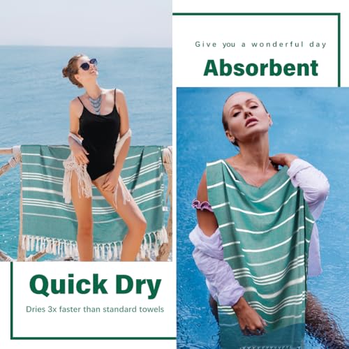 Widdonen Giant Turkish Beach Towel Blanket 85x75 Cotton XXL Extra Large Oversided Bath Pool Blankets XL Huge Bed Sand Free Throw Towels Picnic Outdoor Big Quilt Necessities Cloud Gifts for Adult Teal - color: Teal, size: XXL(85×75 in,215×190 cm)