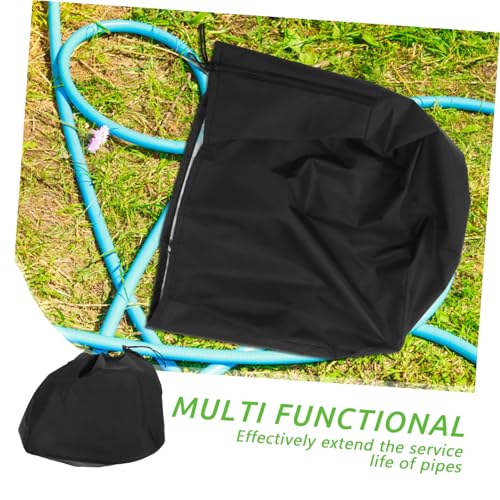 Retractable Garden Hose Reel Cover Waterproof Outdoor Hose Protector Drawstring Storage Bag for Yard Lawn Reel Protection