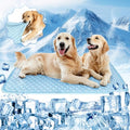 Dog Cooling Mat Thicken Cooling Mat for Dogs Self Cooling Pad for Dog Non-Slip Dog Bed Mats (Q-Max>0.5) for Indoor & Outdoor Car Seats - size: 39*28in