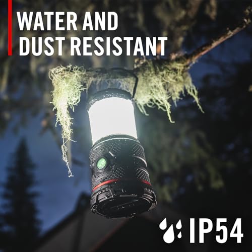 COAST EAL35R 1000 Lumen Voice-Controlled LED Emergency & Camping Area Lantern with Warm, Cool White, Day, Red & Red Flashing Mode, Power Bank Functionality - Desert - color: Flat Dark Earth