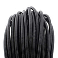 ZhiYo 50 FT 1/4” Wire Loom Split Tubing Auto Wire Conduit Flexible Cover | High Temperature Heat Resistant -40F to 257F | Plastic Cover for Electrical Wires & Cables - color: Black, size: 50 FT 1/4’’