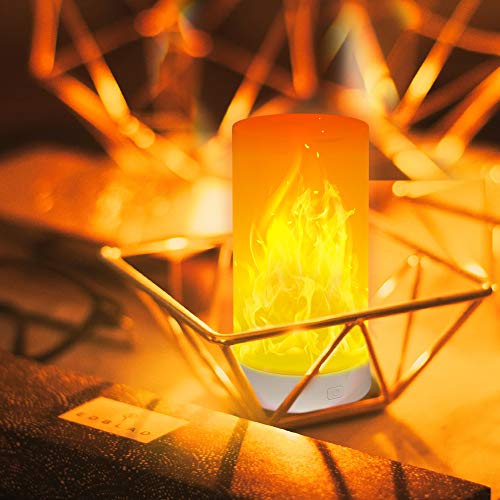 LED Flame Lights with Remote Timer, Flame Lamp 4 Modes USB Rechargeable Fire Lights Indoor Campfire Outdoor Decorative Lantern Hanging Lamps Fireplace Romantic Light for Home Party Camping Bar - size: Remote Control - 1PCS