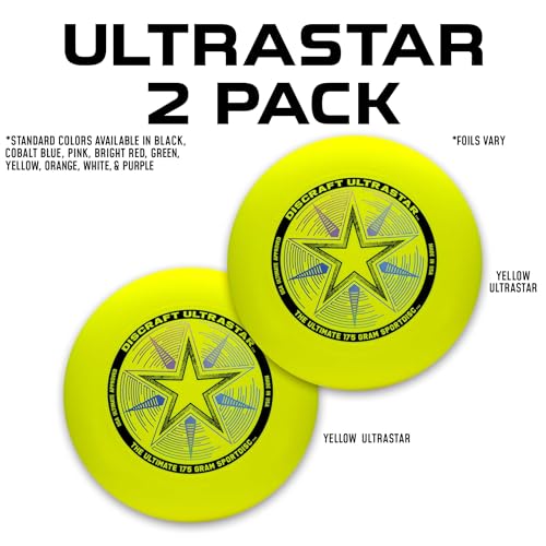 Discraft Ultrastar Ultimate Discs 1 & 2 Packs, Standard Size, for Competitive & Casual Play - color: Pink