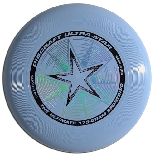 Discraft Ultrastar Ultimate Discs 1 & 2 Packs, Standard Size, for Competitive & Casual Play - color: Light Blue