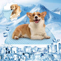 Dog Cooling Mat Thicken Cooling Mat for Dogs Self Cooling Pad for Dog Non-Slip Dog Bed Mats (Q-Max>0.5) for Indoor & Outdoor Car Seats - size: 28*20in