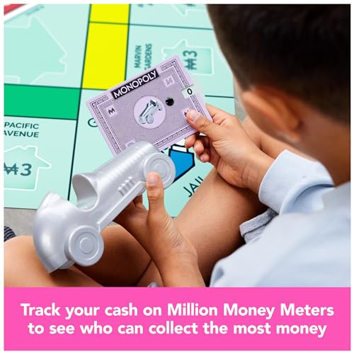 Spin Master Games, Monopoly Giant Edition, Classic Family Board Game for Indoor & Outdoor Play with Oversized Board, Screenless Activity, 2-4 Players, for Ages 6 & Up - style: Giant Monopoly