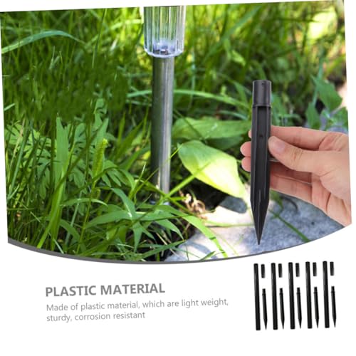 Lawn Light Accessories 15-Piece Set Plastic Replacement Joints Extension Poles and Stakes for Outdoor Solar Lights Landscape Lighting