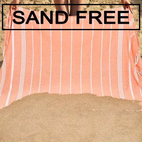 Beach Towel 2 Pack,Sand Free Beach Towels Oversized 39 x 72,Turkish Beach Towel Quick Dry Towel,Lightweight Pool Towels for Adults Travel Towel,Cool Beach Essentials Super Absorbent Towels - color: 2 Pack 0range
