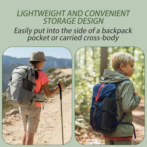 Foldable Backpack Stool, Portable Stool & Pocket Chair for Camping Hiking, 220LBS Capacity Ultralight Collapsible Seat, Quick Setup for Fishing Travel Outdoor Activities(Black) - color: Black