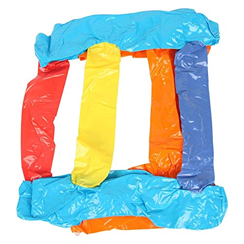 The Dreidel Company Inflatable Ladder Ball Game, 7 Piece Set, 25" x 38" x 38" Inflated