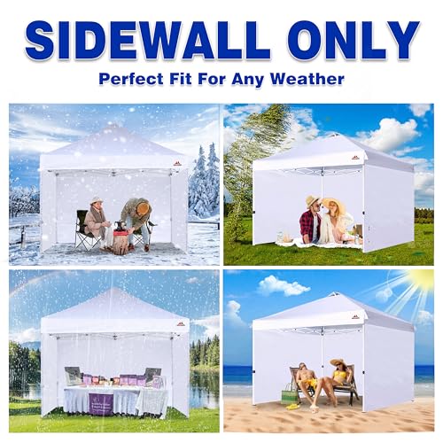 SCOCANOPY Sidewalls for 10x10 Canopy Frame, 3 Pack SunWalls Only, Turquoise - color: Turquoise, size: 10x10
