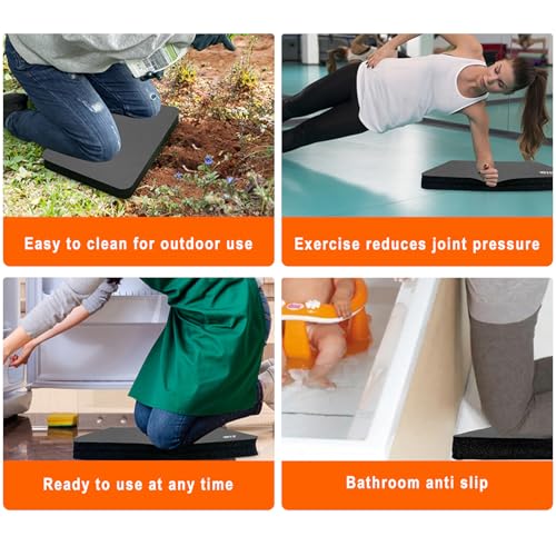 Kneeling Pad, Extra Thick Gardening Kneeling Pad for Women, Large Foam Bathtub Kneeling Pad for Bathing Baby, Waterproof Knee Pads Garden Workout Supplies, Grey - color: Dark Grey