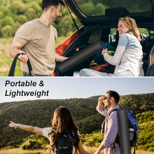 Moclever 2PCS Foldable Camping Table–Ultralight Portable Table with Cup Holders&Carry Bag, Perfect for Outdoor Adventures,Picnic,Beach, BBQ,Hiking & Home Use - style: 2Pcs Blue