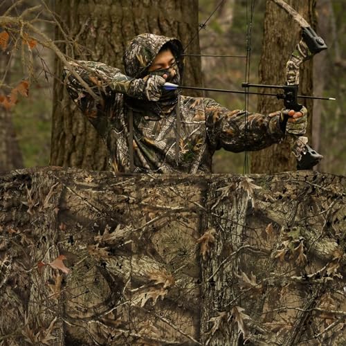 LOOGU Camo Netting, Camouflage Net Blinds Great for Sunshade Camping Shooting Hunting - color: Loogu Super Tree 2.0 - W, size: 2.44x3M=8x10ft