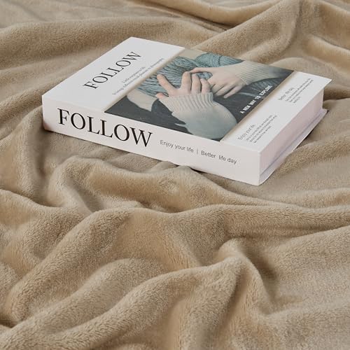 Edenleaf Big Oversized Soft Blanket, Giant Fleece Companion 120x120, California King Warm Blanket for Whole Family, Bed, Sofa, Couch, Travel, Camping 120x120 Brown - color: N-brown