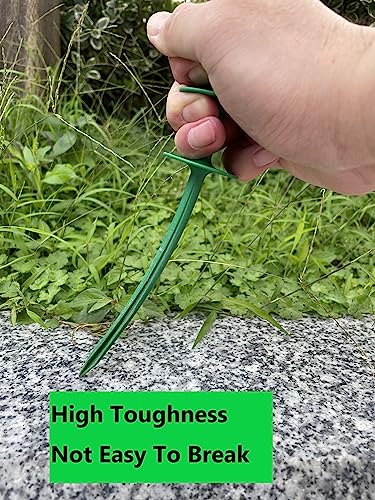 10 Pcs Green Garden Hose Guide holiday lights Holder High High Toughness plastic Nails Tools For Irrigation And Sprinkler Protect Your Plants