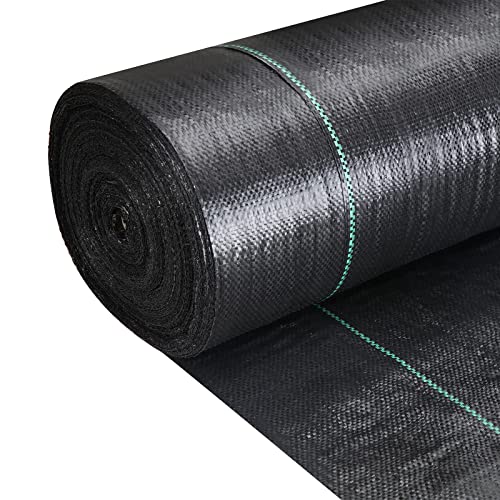 Driveway Fabric 6x300 ft - Commercial Weed Barrier, Heavy Duty 3.5OZ Landscape Fabric for Road, French Drain, Erosion Control, Construction Projects - size: 6x300 ft-3.5oz
