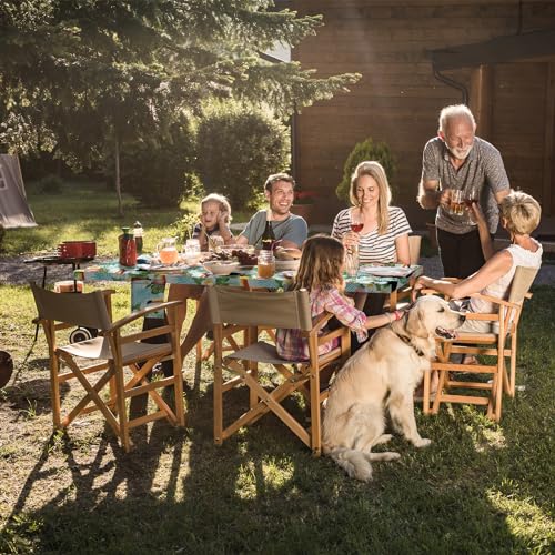 Fitted Waterproof Picnic Table Cover with Bench Covers Heavy Duty Elastic Outdoor Camping Tablecloth for 6 Foot Rectangle Tables Summer Rv Accessories Patio Garden Road Trip Essentials Gifts - color: Green Toucan, size: 72" x 30" (Rectangular)