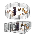Confote Dog Playpen Pet Dog Fence 16 Panel 32 inch Foldable Exercise Pen Outdoor Metal Pet Fence Barrier Kennel for Medium Dogs Cats Rabbits, Puppy Playpen for RV,Camping,Yard - style: 16 Panels-32 inch