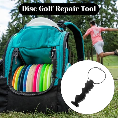 CIATBYYJ Repair Tool for Disc Golf, Portable Disc Golf Edge Maintenance Tool, Light Blue Flying Discs Maintenance Tools for Discs Golfs Accessories for Scratch Stains Repair