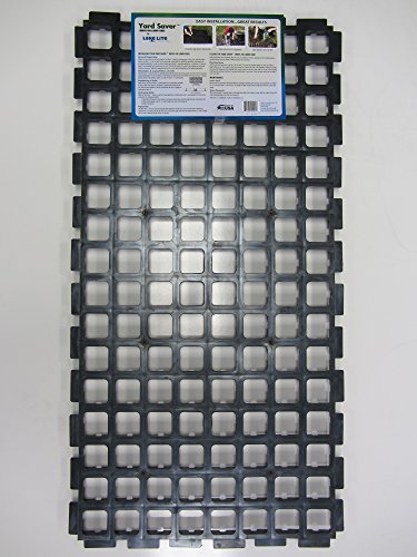 FGLLI01874-5PK Drive-On Lawn Grid, 38.5 x 19 x 1.25, Black (Pack of 5)
