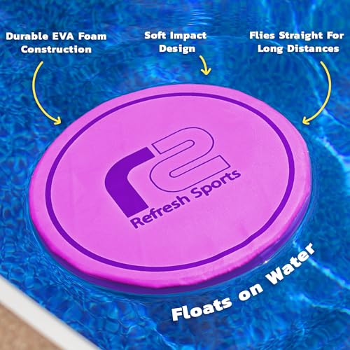 Soft Flying Disc for Kids - Best Girl Toys Age 4 & Up - Engaging Toy for 7 Year Old Girl Birthday Gifts - Summer Toys for Girls All Ages - Fun Sports Toy & Party Favors & Outdoor Toys Age 6-8 - color: Pink