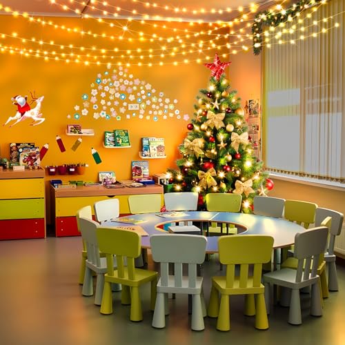 KNONEW Christmas String Lights Indoor Plug in,60FT 180LED Outdoor Waterproof Fairy Lights,8 Lighting Modes,Timer Memory Function for Bedroom Patio Balcony Party (Warm White) - color: Warm White, size: 60FT 180 LED