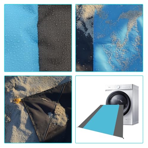 Waterproof Camping Tarp Lightweight Multifunctional Tent Footprint for Camping, Hiking Backpacking, Compact Tent Tarp Ground Sheet Mat for Ground or Under Tent（78.7" x 82.7" | Black） - color: 78.7" X 82.7" | Black