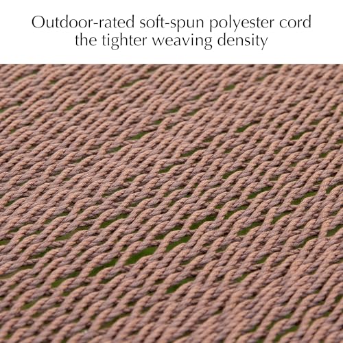 PNAEUT Double Rope Hammocks for Outside, Handwoven Double Caribbean Hammock with Spreader Bar for Outdoor Indoor, Max 600 lbs Capacity (Mocha) - color: Mocha