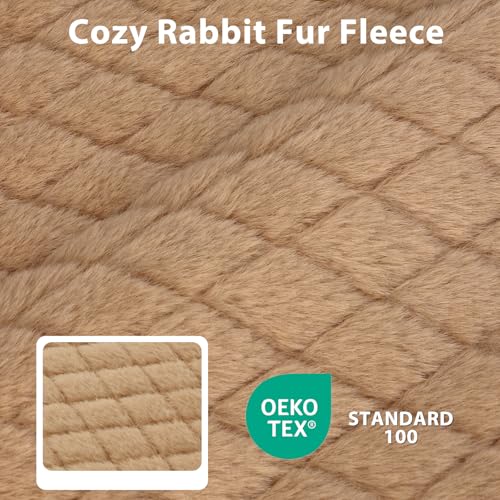JOEJOY Orthopedic Dog Bed for Small Dogs, Washable Dog Crate Bed Small Sized with Removable Cover, Egg Memory Foam Pet Beds, Brown, 23"x17" - color: Brown, size: S(23"x17")