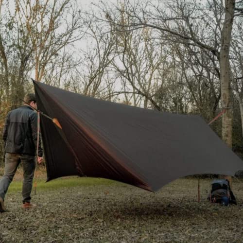 KAMMOK Kuhli Pro | Versatile Weather Shelter, (Waterproof, Durable, Portable, Camping Tarp, Hammock Tarp, Rain Cover), Granite Gray - color: Granite Gray, size: Kuhli Pro